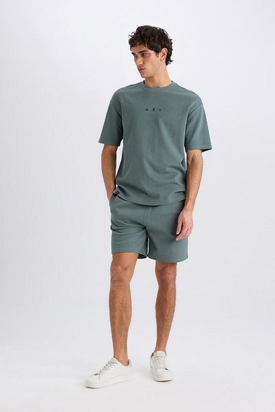 DeFacto Regular Fit Flat Leg Pocket Basic ίσιο σορτς B8792ax25sm