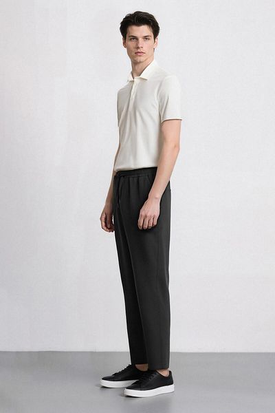 DeFacto Jogger Pants with Straight Elastic Waist - Lace-Up and Pocket D8640Ax24Au