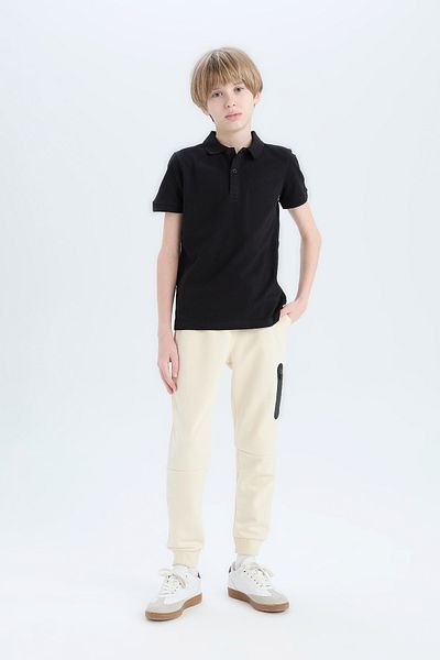DeFacto Tricou polo cu mânecă scurtă din piqué pentru băiat K1689a623sm