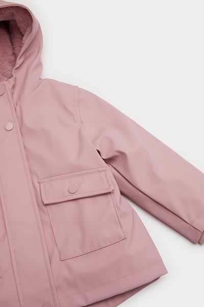 DeFacto Baby Girl Soft Furry Hooded Coat Inside - C3500A524Au