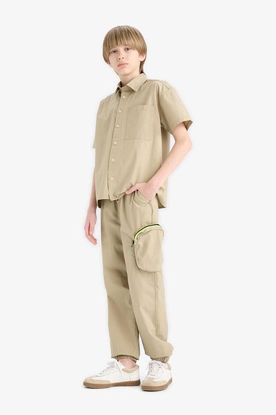 DeFacto Boy's Cargo Pocket Jogger Leg Parachute Trousers E1556A825Sm