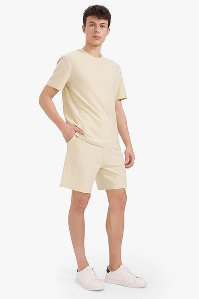 DeFacto Σορτς τσέπης με υφή από 100% βαμβάκι Relax Fit Twill E2590ax25sm