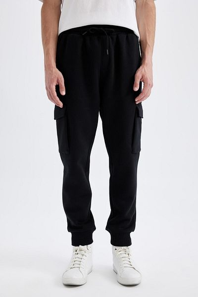 DeFacto Pantaloni de sport cu picior elastic cu buzunare cargo cu ajustare normală