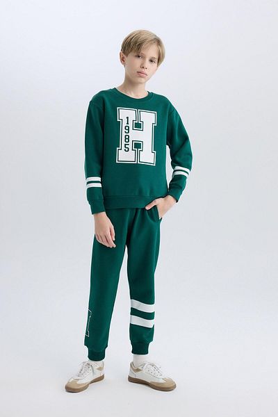 DeFacto Αγόρι με εμπριμέ ελαστική μέση Jogger Sweatpants D4478a824wn