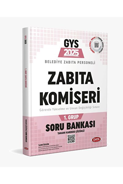 Data Yayınları Data 2025 Gys Belediye Zabıta Personeli Zabıta Komiseri 1. Gru...