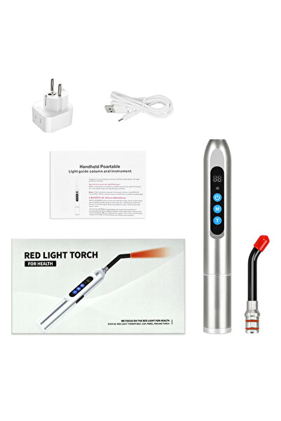 Choice جهاز علاج القروح الباردة بالضوء الأحمر بمقبس أوروبي مع صندوق لعلاج قرو...
