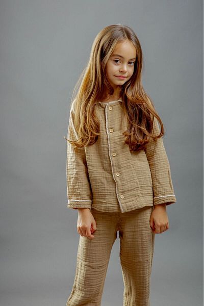 rg kidsstore Детски пижамен комплект от муселин