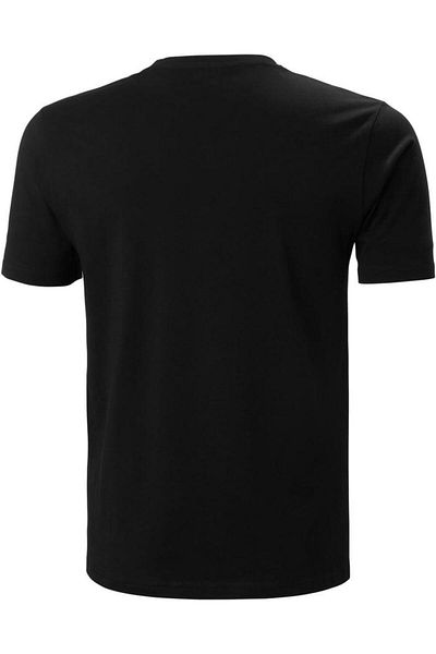Helly Hansen Мъжка черна тениска с кръгло деколте с лого