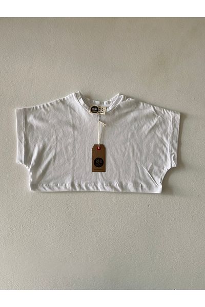 rg kidsstore Κορίτσι - 100% Βαμβάκι Απλό Βαμβακερό Crop Top