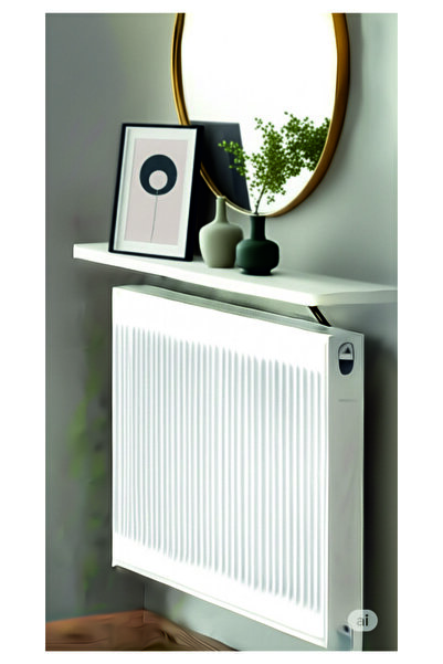 dedeler dekor 4 KÖŞE OVAL BEYAZ Petek Üstü Raf Dresuar Duvara Montajsız Kalor...