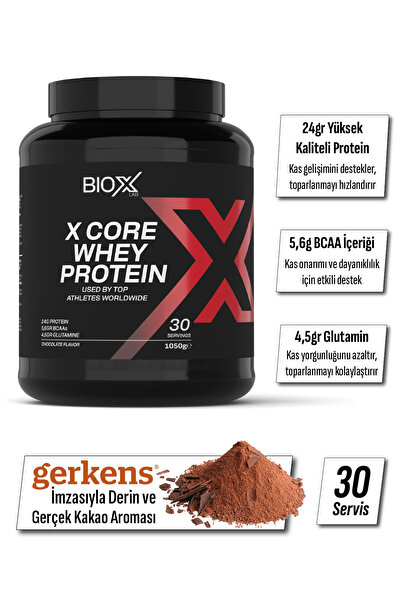 Bioxlab WHEY PROTEİN Tozu Çikolata Aromalı 1050 gr 30 Servis