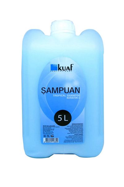 Kuaf شامبو الكيراتين الأزرق الاستوائي 5 لتر - 5 كجم