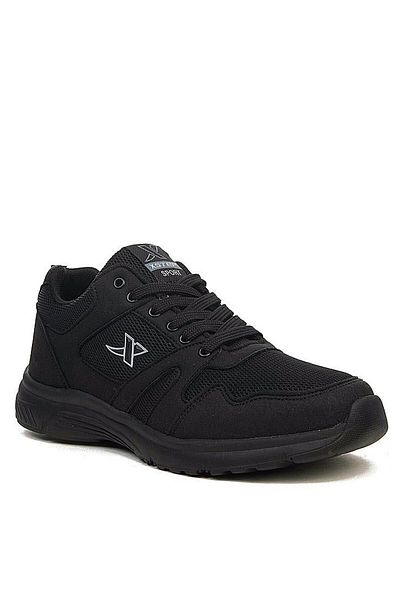 Giyyin Pantofi sport casual Floc negru pentru bărbați și femei