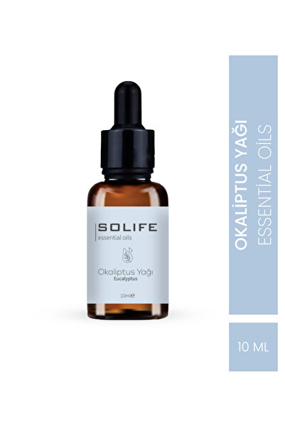 SOLIFE Aromaterapi Okaliptus Yağı Uçucu Buhurdanlık Yağı 10 ml
