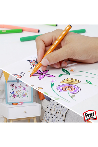 Pritt Keçeli Boya Kalemi 12 Renk