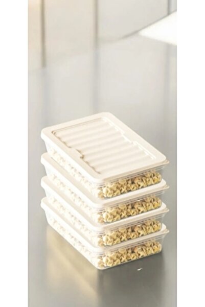 VZN Horizontal Refrigerator Diffuse Storage Container Refrigerator Organizer Microwave Container