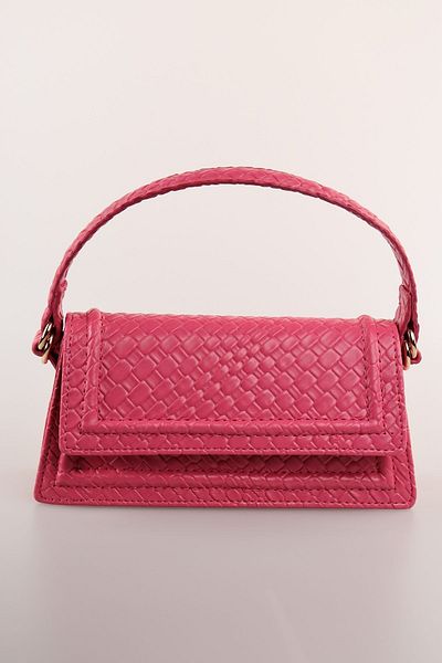 weem bag Плетена чанта Weembag Jahra Clutch Pisa за жени