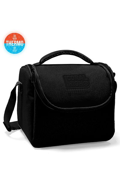 Coral High Kids Black Thermo Lunch Box 11845