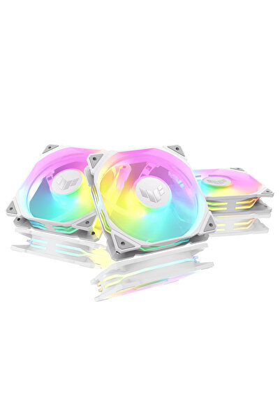 ASUS TUF TR120 120MM Reverse 3in1 Beyaz Kasa Fanı
