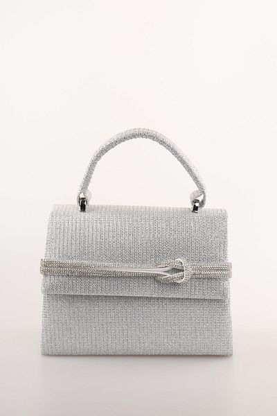 weem bag Geantă Venezia pentru femei Weembag cu mâner cu dungi cu nod