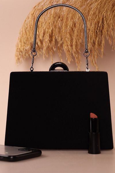 weem bag Geantă de seară Weembag 715 din piele intoarsa cu maner