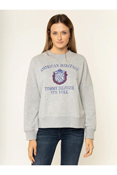 Tommy Hilfiger Kadın Sweatshirt Ozlem C-nk Sweatshırt Ls Ww0ww25928-30