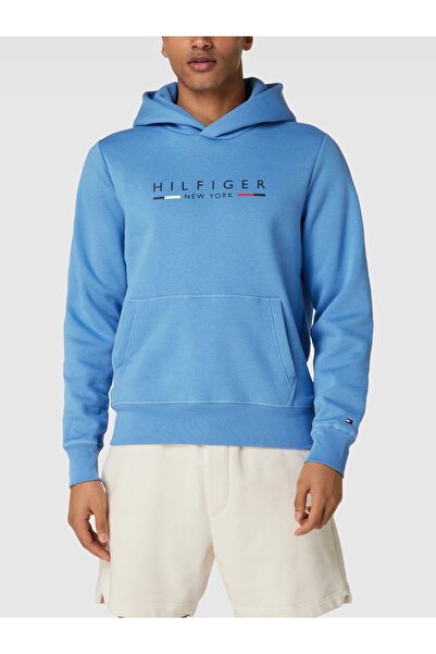 Tommy Hilfiger Erkek Nakış Logolu Sweatshırt