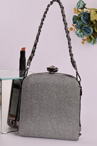weem bag Elysara EB0151 | PRUGASTA CUPRA ELEGANTNA PLETENA TORBA SA RUČKOM