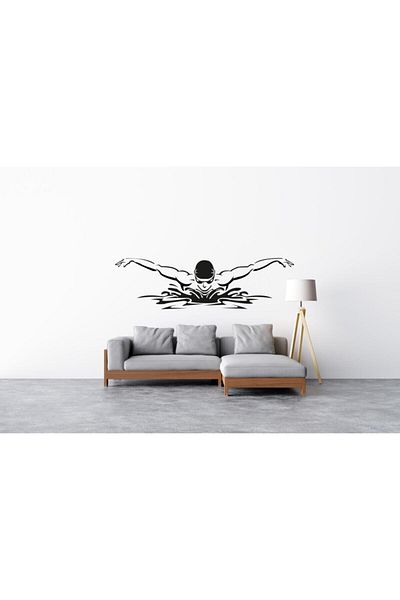 EGA Swimmer Wall Sticker ()
