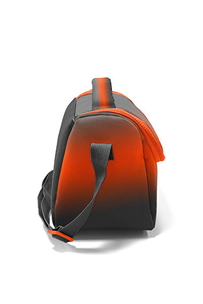 Coral High 11748 Kids Orange Gray Color Transition Thermo Lunch Box