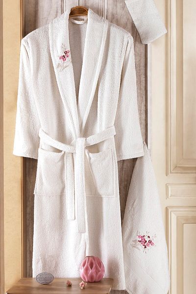 Güvenal Pamuxu 4 Piese Set Halate de Baie | Set Halate de Baie | Halat de Baie | Prosop