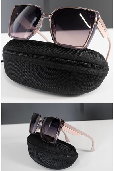 PARUNIV Ochelari de soare polarizați pentru femei, UV400, PinkGold, roz/auriu