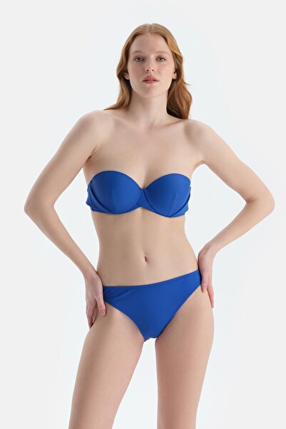 Dagi Sax Blue Low Rise Bikini Bottom