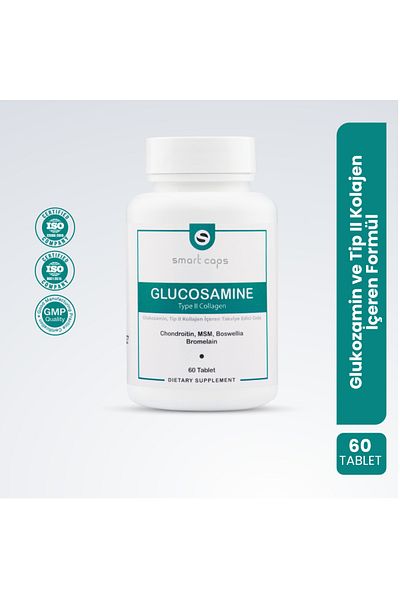 Smartcaps Glucosamine Type Ii Collagen 60 Tablets