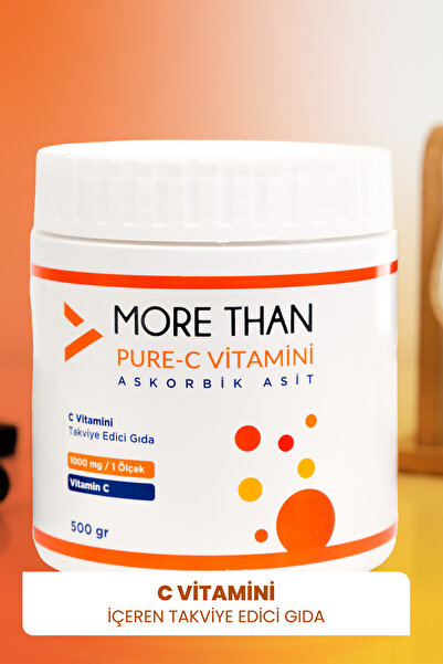 MORE THAN Pure C Vitamini (ASCORBİC ACİD) 500 gr