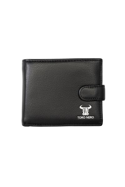 Toro Nero Portofel bărbătesc din piele naturală, negru, Vita Opzioni, protecție RFID
