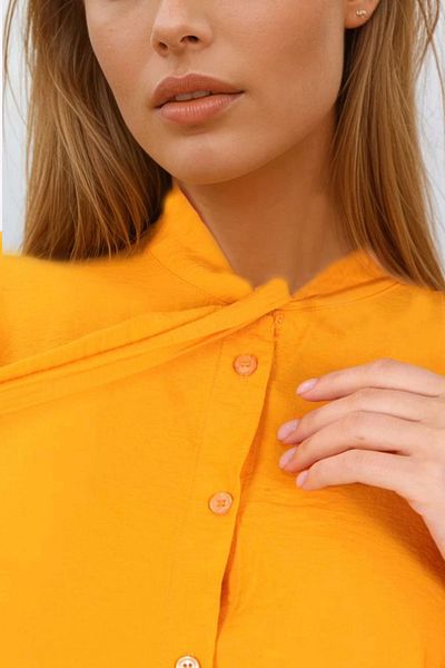 VAGGON Oversize Shirt with Lace Detail