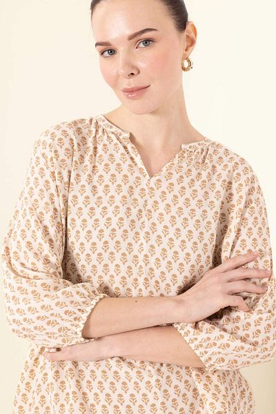 DeFacto Bluză cu mânecă lungă din țesătură lurex cu guler obișnuit E1626AX25SP
