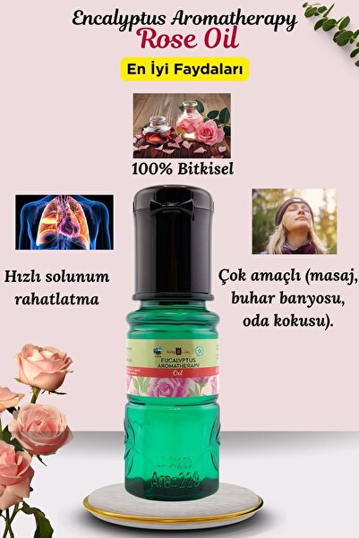 değer Cap Lang Okaliptüs Aromaterapi Yağı - Gül Yağı
