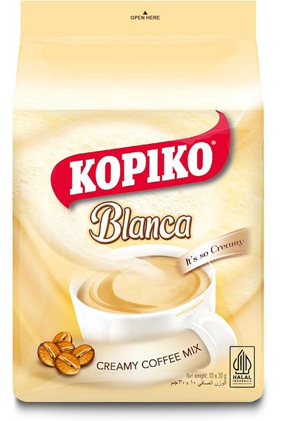 Kopiko Kopiko Blanca Instant Coffee 10 x 30g