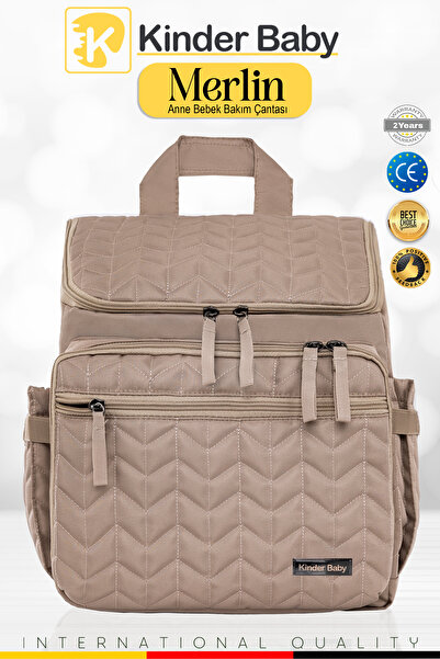Kinder Baby Merlin Termal Anne Bebek Bakım Çantası