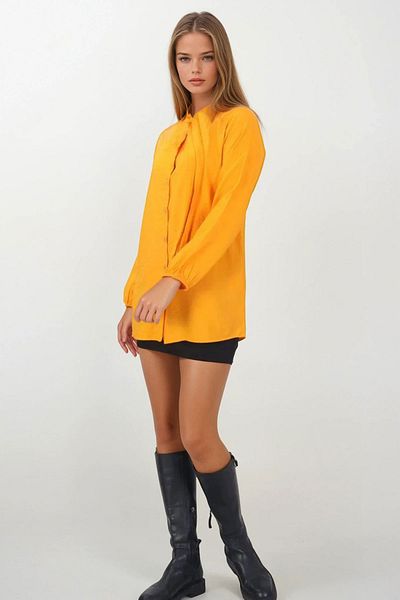 VAGGON Oversize Shirt with Lace Detail