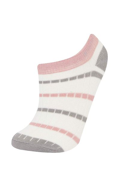 DeFacto 5-teilige Baumwoll-Booties-Socken für Mädchen E6059a8