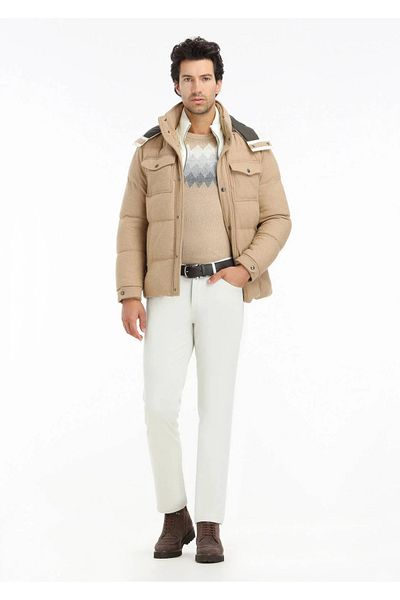 Ramsey Knitted Camel Hair Coat