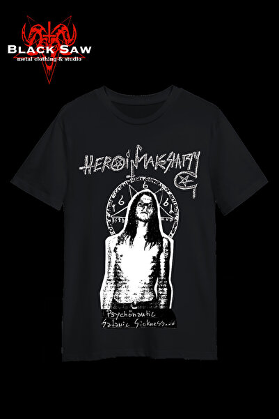Valens Heroinmakeshappy Black Metal Tshirt
