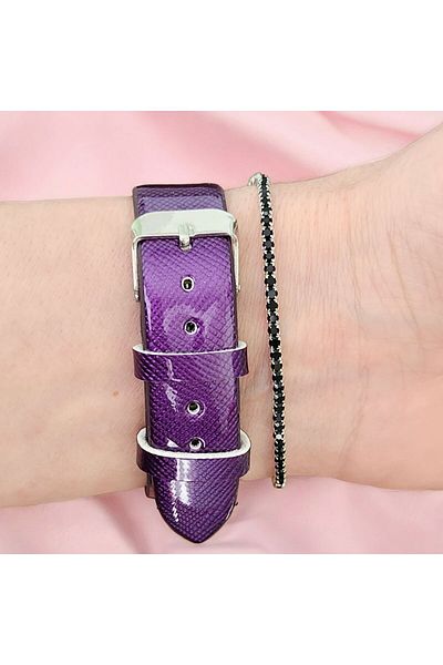 OEM Ceas elegant de damă cu brățară inclusă - violet