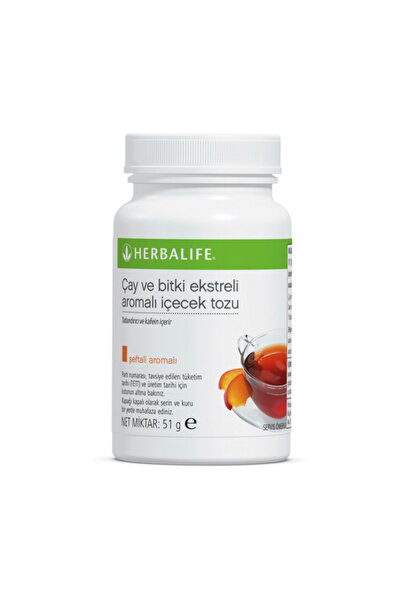 Herbalife Şeftali Aromalı 51 gr Küçük Çay Ve Bitki Ekstreli Konsantre İçecek Tozu
