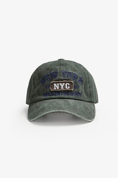 Super Rare Acid Wash Green New York Nyc Hat