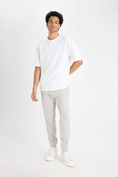 DeFacto Pantaloni de sport cu croiala normală, buzunare, talie plată, cu șireturi, picior elastic D4416AX25SP