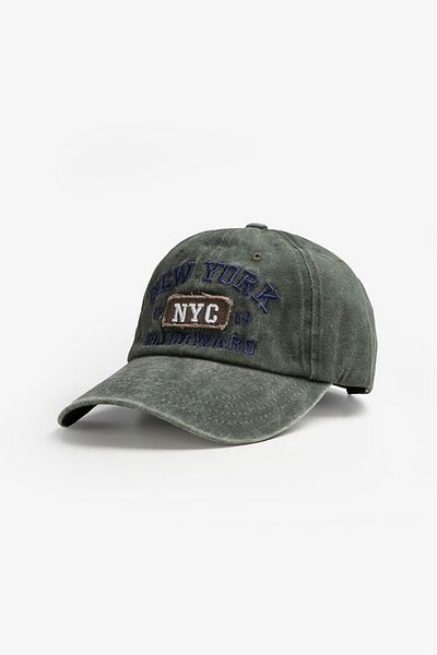 Super Rare Acid Wash Green New York Nyc Hat